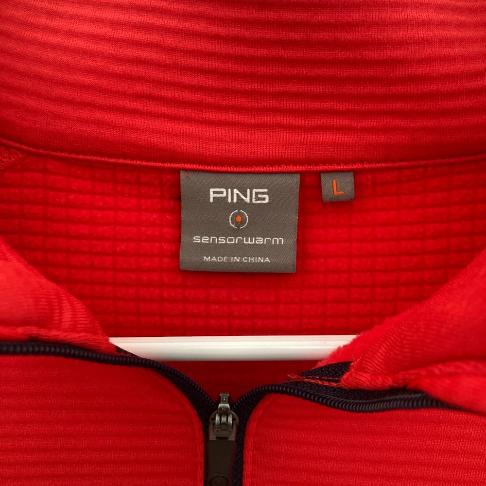 Ping Red Sensorwarm Killarney Golf Course Zip-Up … - image 4